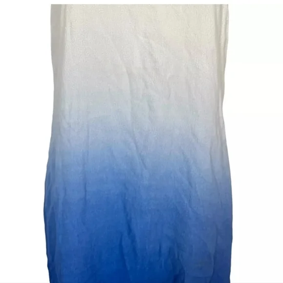 Bar III Ombre Maxi Dress - Blue and WhiteSleevesless White & Blue Size small nwt - Picture 3 of 12